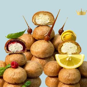Profiteroles x3 - Framb./ Caram./ Limón