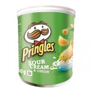 Papas PRINGLES Crema y Cebolla x40g.
